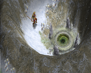 Gargarensis reaching the Well of Urd in the original game.