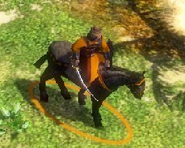 An in-game Disciplined Steppe Rider