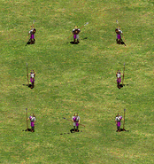 A group of Spearmen in the HD Edition