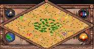 Minimap view in Age of Empires II