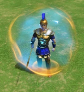 Arkantos blessed by Zeus in Retold