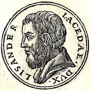 Illustration of Lysander in the Promptuarii Iconum Insigniorum