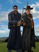 Chayton Black and Sheriff Billy Holme in the original game