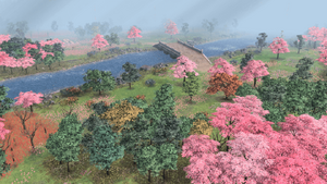 AoE4 japanese spring lobby flavor