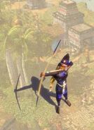 The Arrow Knight from the in-game history section