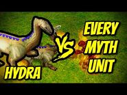 HYDRA vs EVERY MYTH UNIT - Age of Mythology