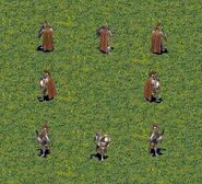 A group of Long Swordsmen in the original game.