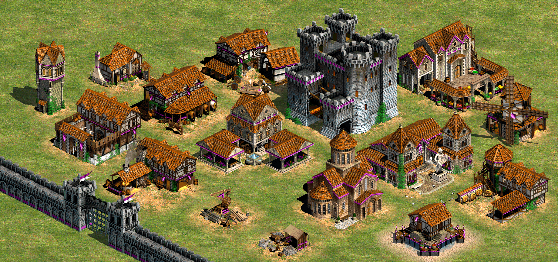 age of empires 2 buildings