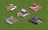 All Archery Ranges in the Iron Age. Top row: Egyptian, Greek. Middle: Roman. Bottom row: Mesopotamian, East Asian.