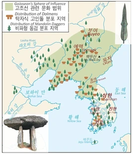Map of Gojoseon