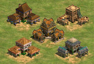 All Castle Age Town Centers introduced in the HD expansions