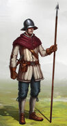 An artwork of a real Pikeman