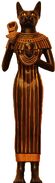 An ancient Egyptian statue of Bast