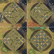 AoE4 Forts 1p2p Map Spawns.png (6.47 MB) Forts 1 vs 1 and 2 vs 2 generations