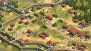 The Dacian city of Sarmizegetusa, utilizing Roman architecture