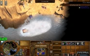 AoE3IntoCaveAggressive6.jpg (362 KB) The attack at 00:21:21, the final Galley sinks. All enemy military units are crushed, destroy the caches and gather the treasures.