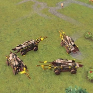 Packed Mongol Barracks