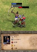 The charge bar as seen in the unit information panel and under the unit's healthbar when selected