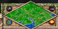 A minimap from the Definitive Edition that features an abundance of Gold Mines