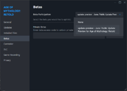 Access an ongoing PUP on Steam through game settings, then wait for the update to complete; return to regular version by selecting None