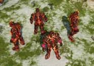 Many views of the Fire Giant in Retold