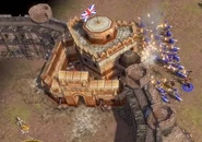 Razing the Fort containing Bahadur Shah