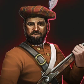 Marauding highlander portrait