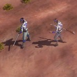 Two in-game Navajo Riflemen