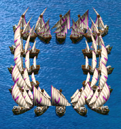 A group of Cannon Galleons