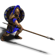 Hoplite attacking sprite in Return of Rome