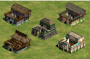 All Feudal Age Barracks in The Age of Kings and The Conquerors