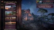 Chronicles updated main menu