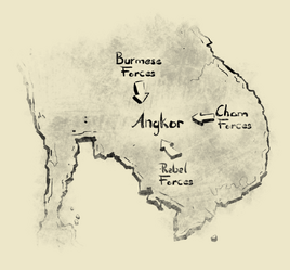 Suryavarman 2 map