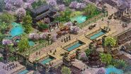 A Shu city, with the Wuhou Memorial Temple Wonder, Zhuge Liang, and several decorations