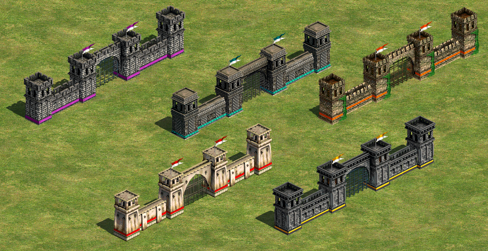 age of empires definitive edition wall gates