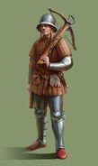 A model of a real-life Crossbowman