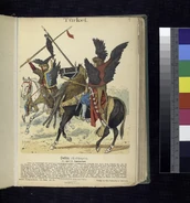 Another illustration of a Deli with the lion pelt costume