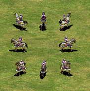 A group of Cataphracts in the original game