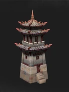 In-game model of the Chinese Fortified Outpost