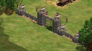 A Palisade Wall with a Gate