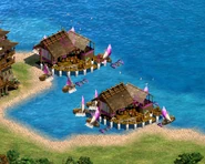 Fish Traps should be built as close as possible to Docks.