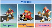 Villagers- (Age of Empires- Age of Kings)