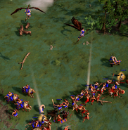 Caladrias healing units in Retold