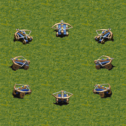 A group of Ballistae in the original game