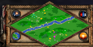 Highland minimap from Age of Empires II: Definitive Edition