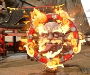 Close-up of the Infernal Wanyūdō