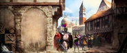Carnival 2022 event background.jpg (1.88 MB) Merchant (right of the Condottiero) with a Mardi Gras Masquerade Mask seen in main menu background added by the event Carnival 2022