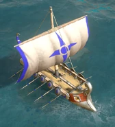 Heavy Trireme with all upgrades in Retold
