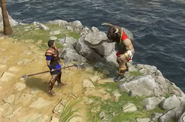 Arkantos confronting Kamos for the final time in Retold