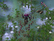 Another promotional image of the Marsh terrain